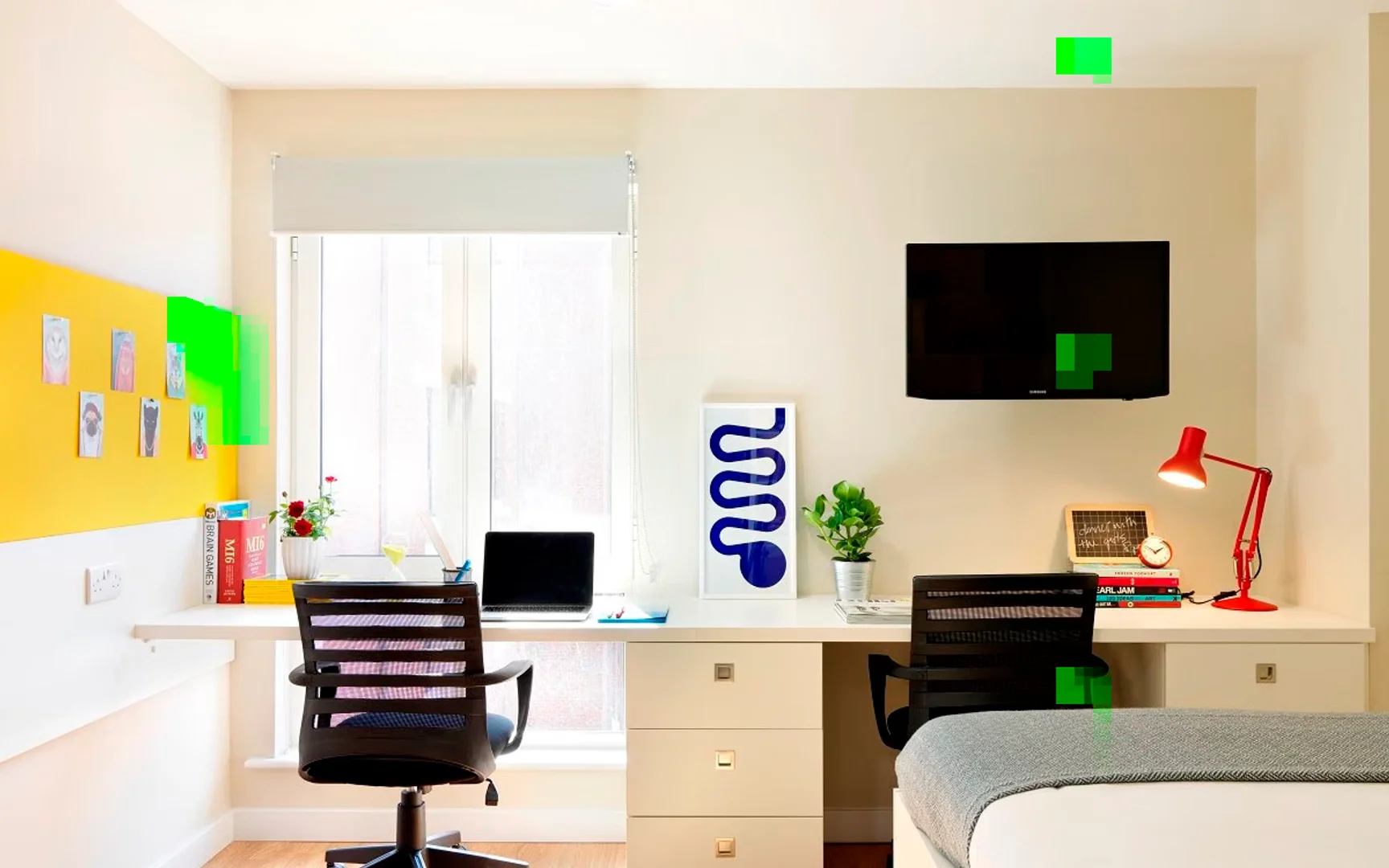 Quarto acolhedor para estudantes disponível em 