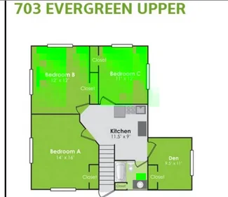 Chambre privée à Evergreen Street, image 1 de 49