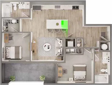 Chambre privée à East 7th Avenue, image 1 de 10