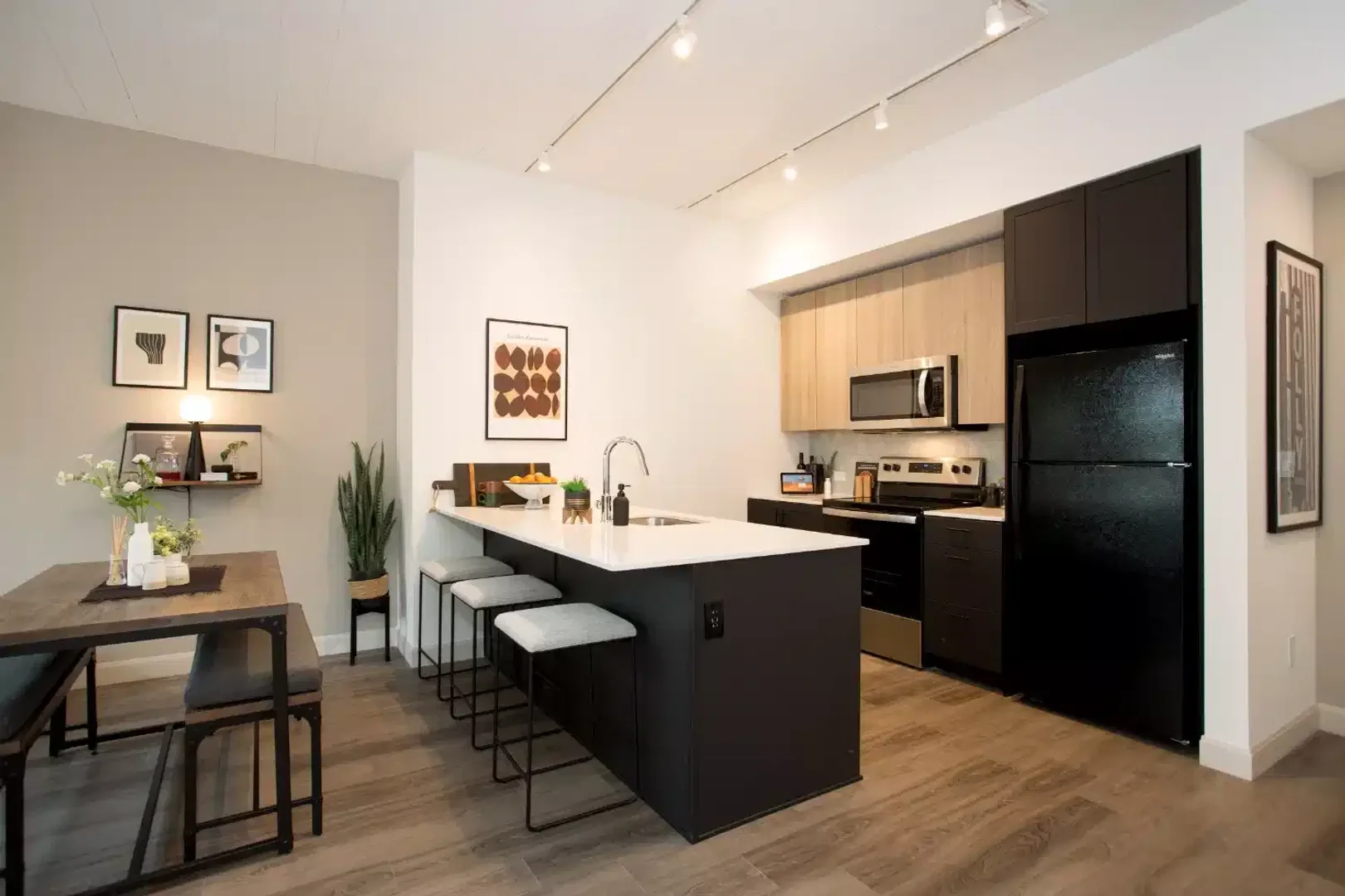Affordable room for students with ample lighting in 