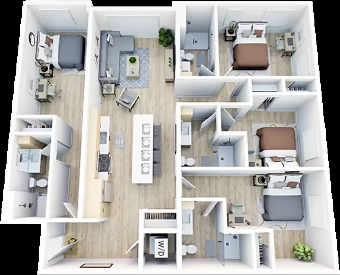 Gemütliches Zimmer für Studenten in 
