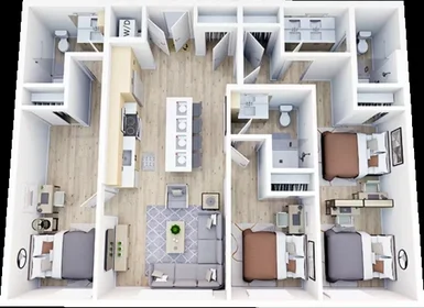 Quarto privado em 24th Avenue Northeast, imagem 1 de 10