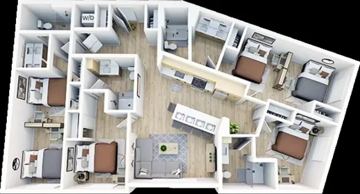 Quarto privado em 24th Avenue Northeast, imagem 1 de 10