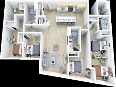 Privatzimmer in der 24th Avenue Northeast, bild 1 von 10