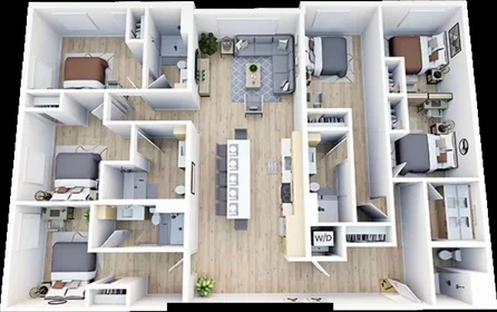 Quarto privado em 24th Avenue Northeast, imagem 1 de 10