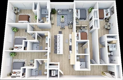 Quarto privado em 24th Avenue Northeast, imagem 1 de 10