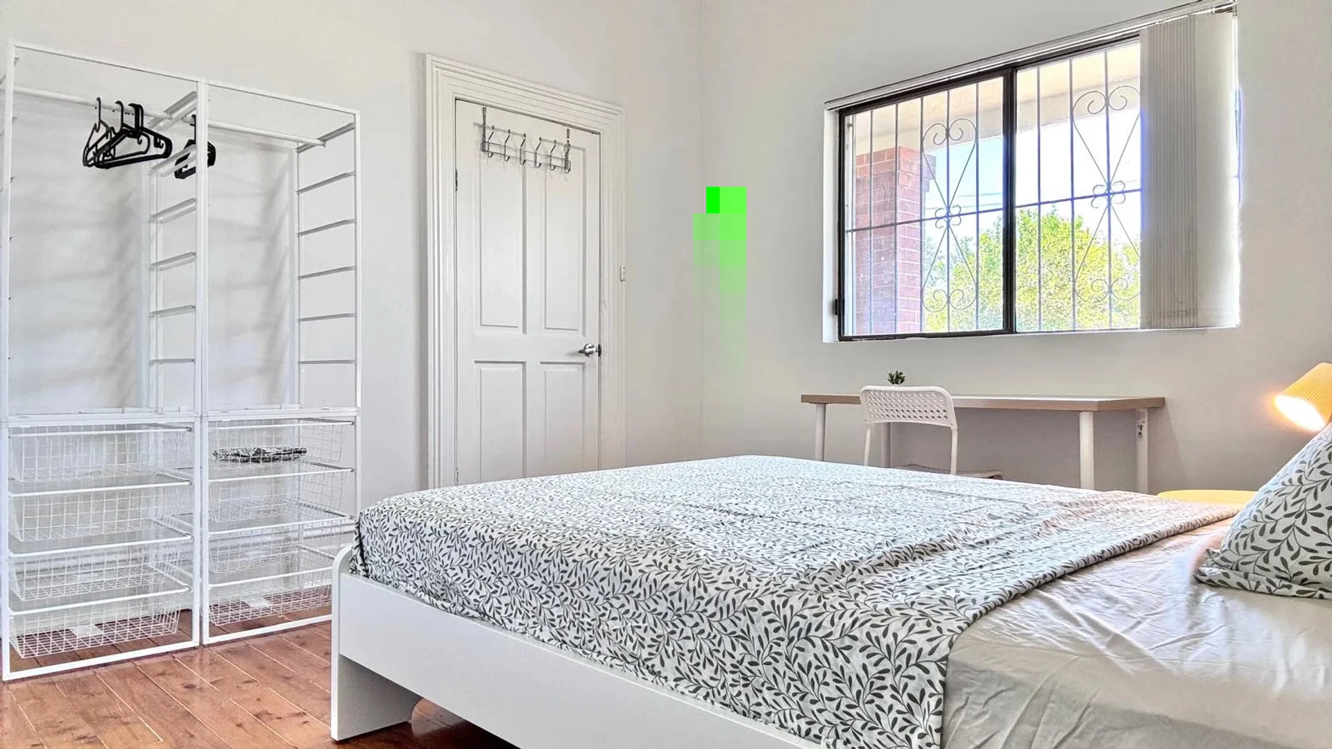 Habitación asequible para estudiantes con buena iluminación en 