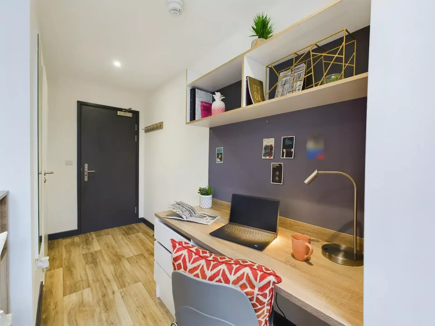 Quarto de estudante funcional perfeito para estudar em 