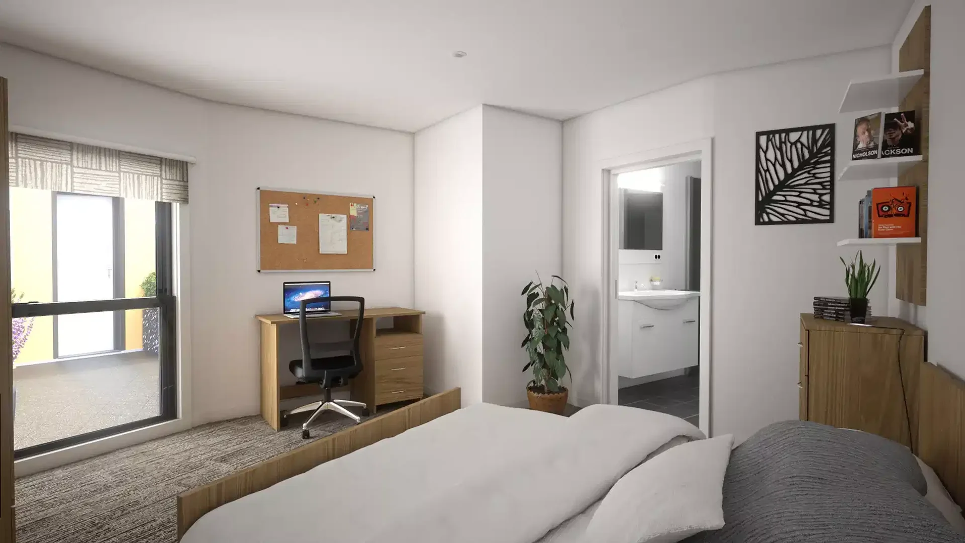 Student-friendly room in with modern amenities