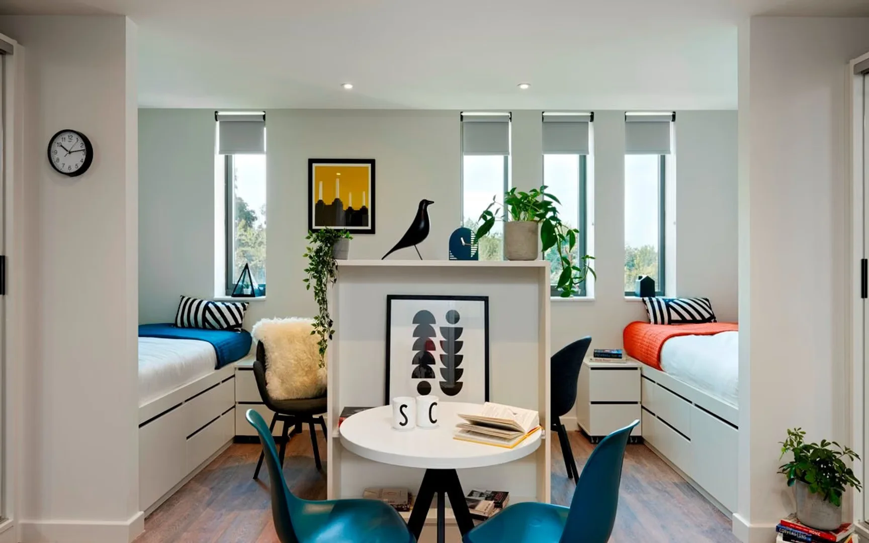 Habitación estudiantil económica cerca del campus en 