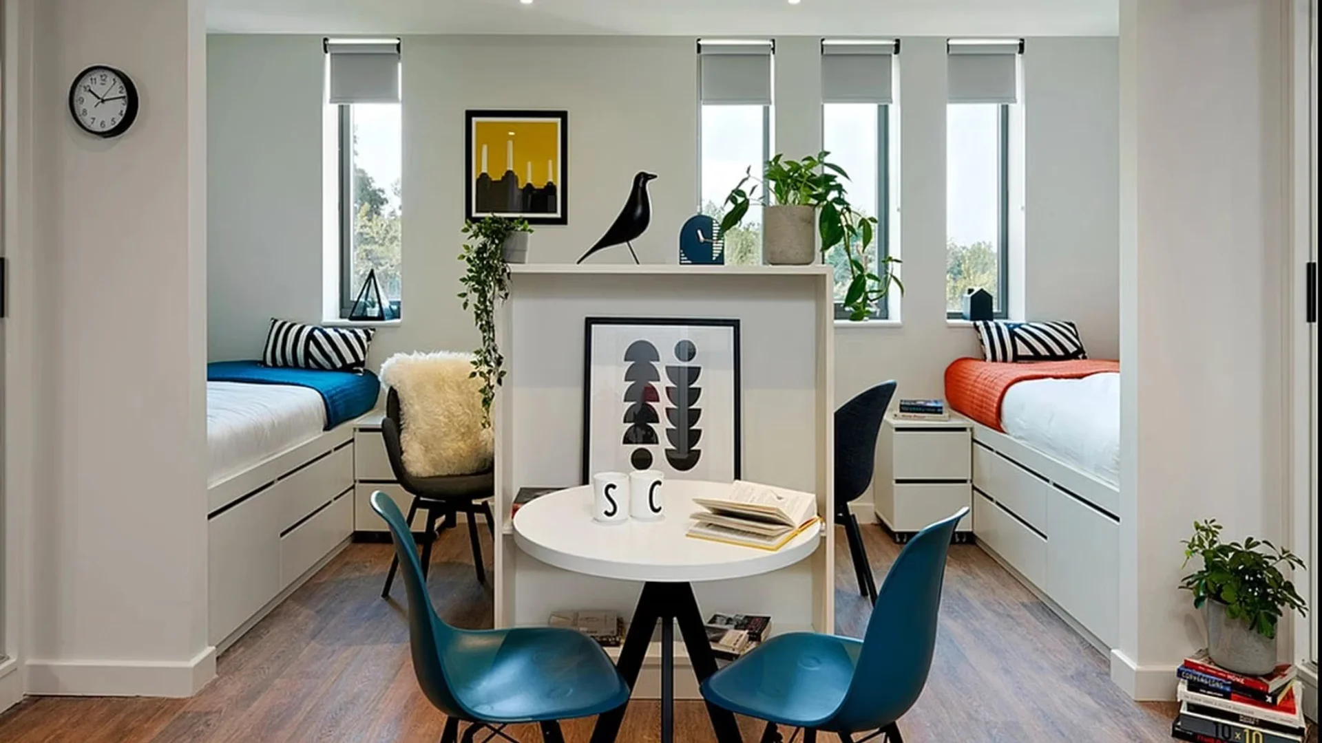 Habitación estudiantil amplia y cómoda en 