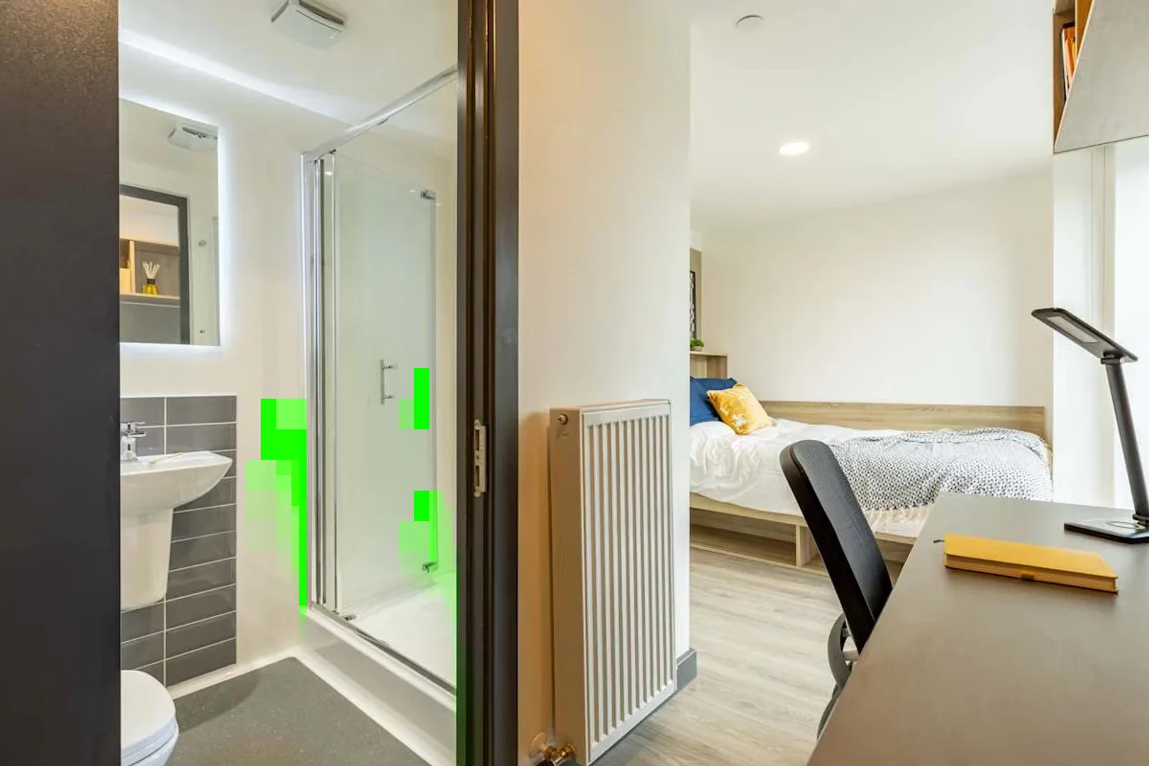 Chambre d'étudiant confortable et spacieuse dans 