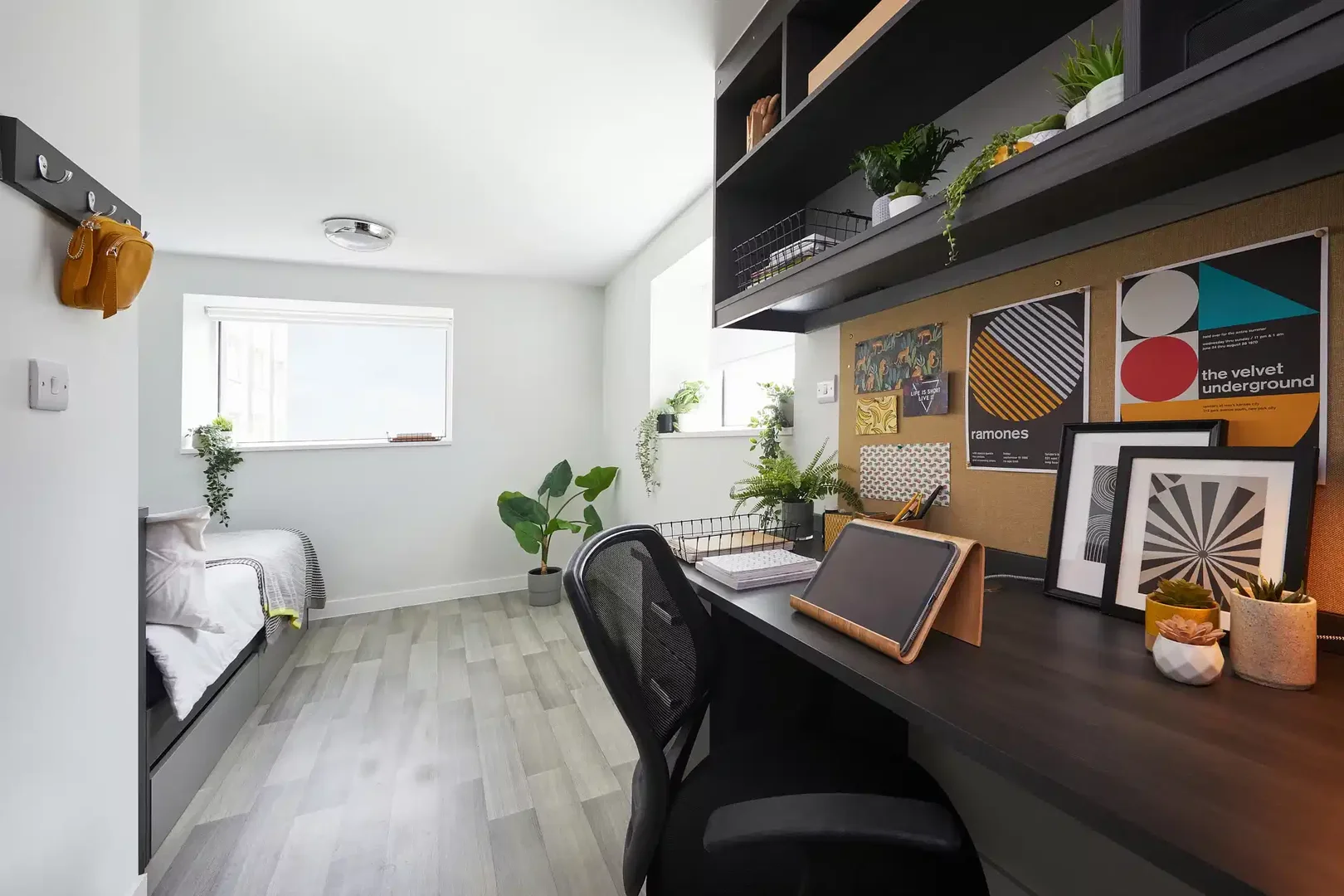 Chambre d'étudiant confortable et spacieuse dans 