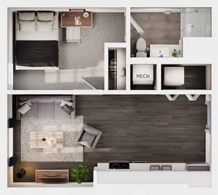 Stanza privata in East Apache Boulevard, immagine 4 di 36