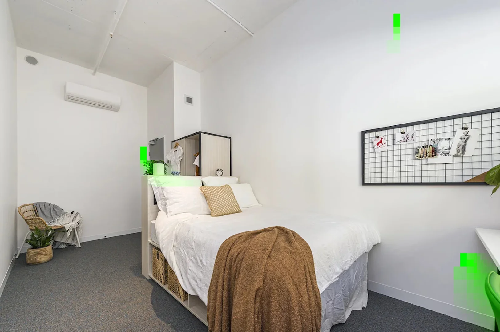 Zimmer in Studentenwohnung in  zu vermieten, voll möbliert