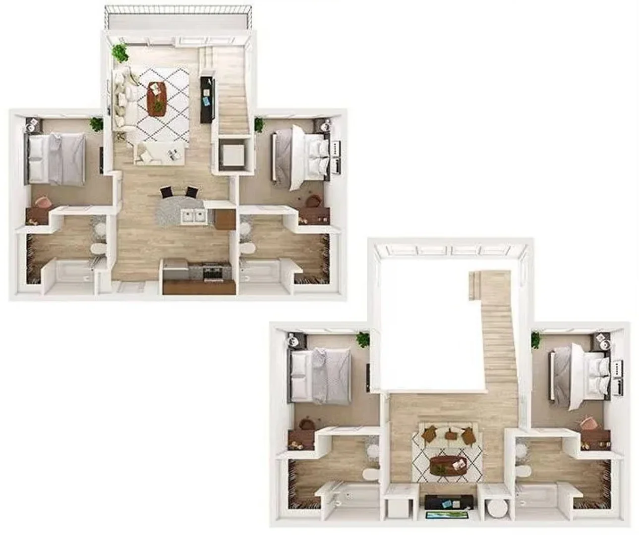 'de öğrenci dairesinde, tamamen mobilyalı kiralık oda