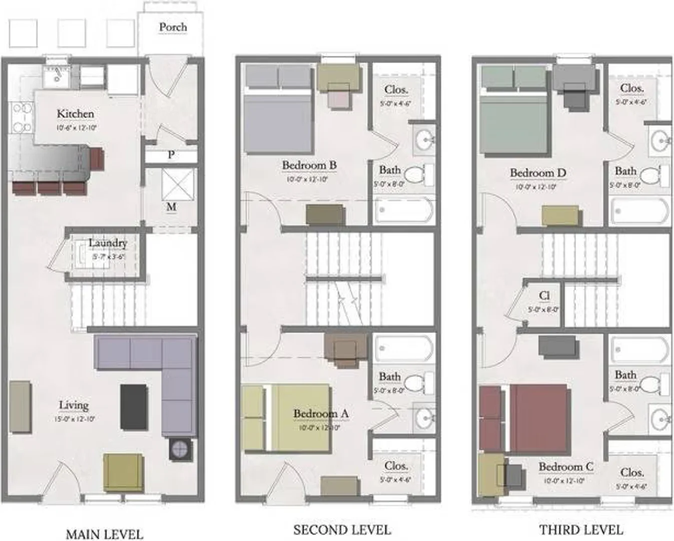 Quarto de estudante em  com área de estudo e instalações partilhadas
