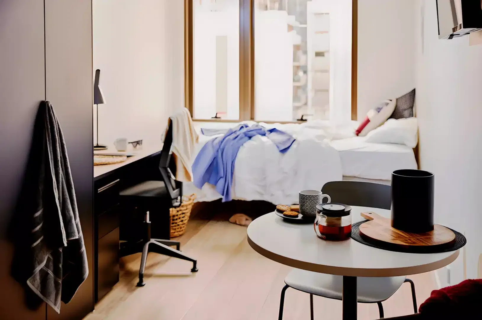 Chambre à louer dans un appartement d'étudiant à , entièrement meublée