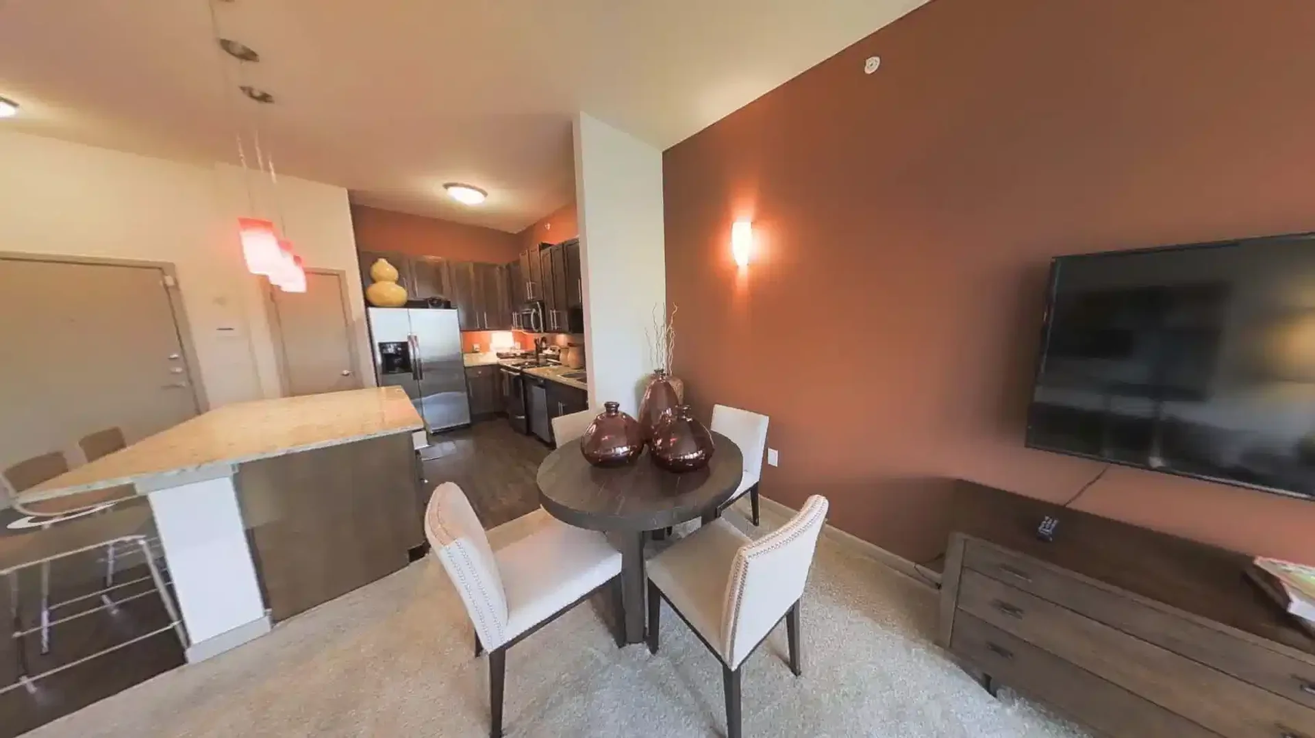 Affordable studio apartment with essential features in 