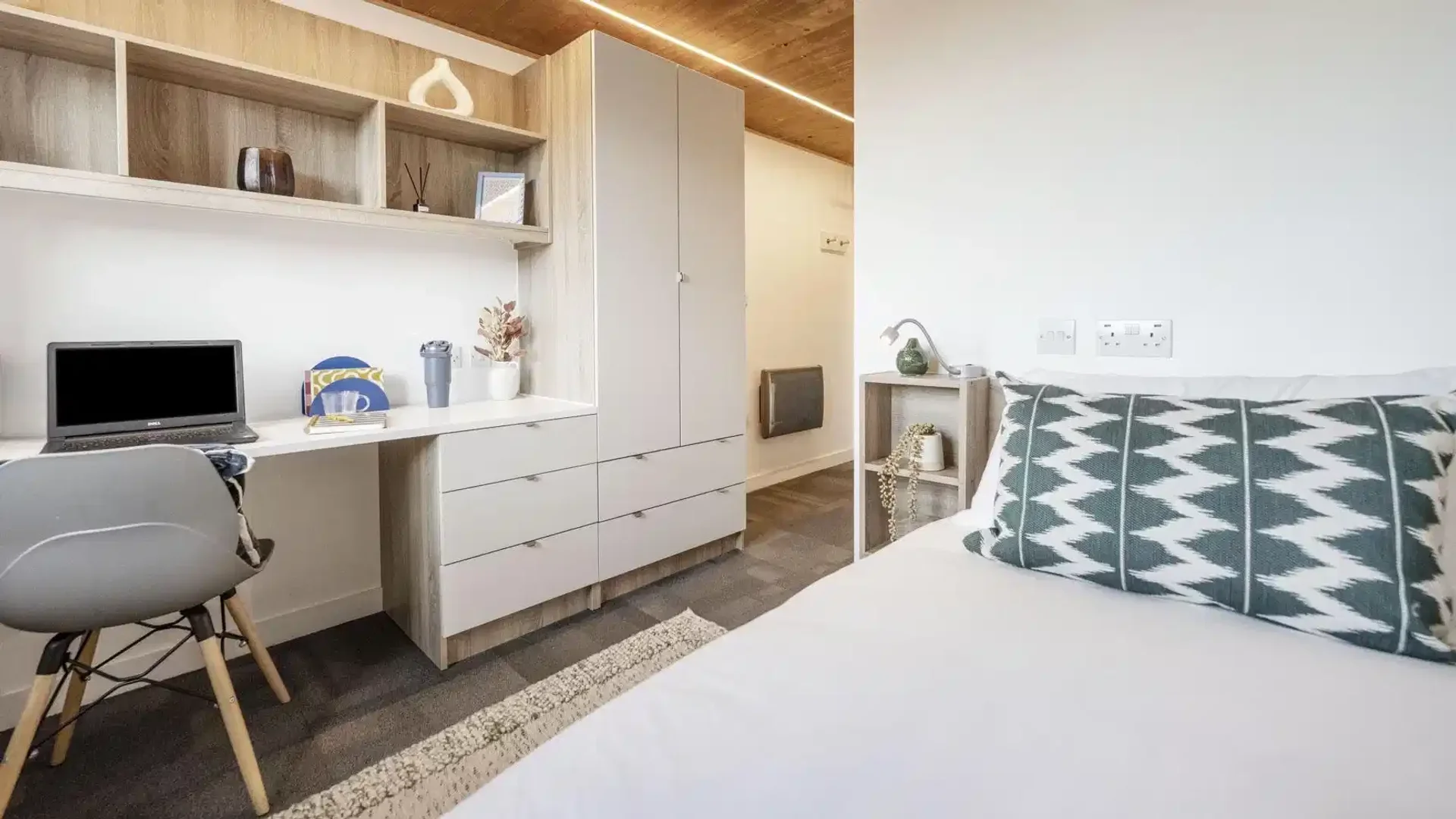 Student-friendly room in with modern amenities
