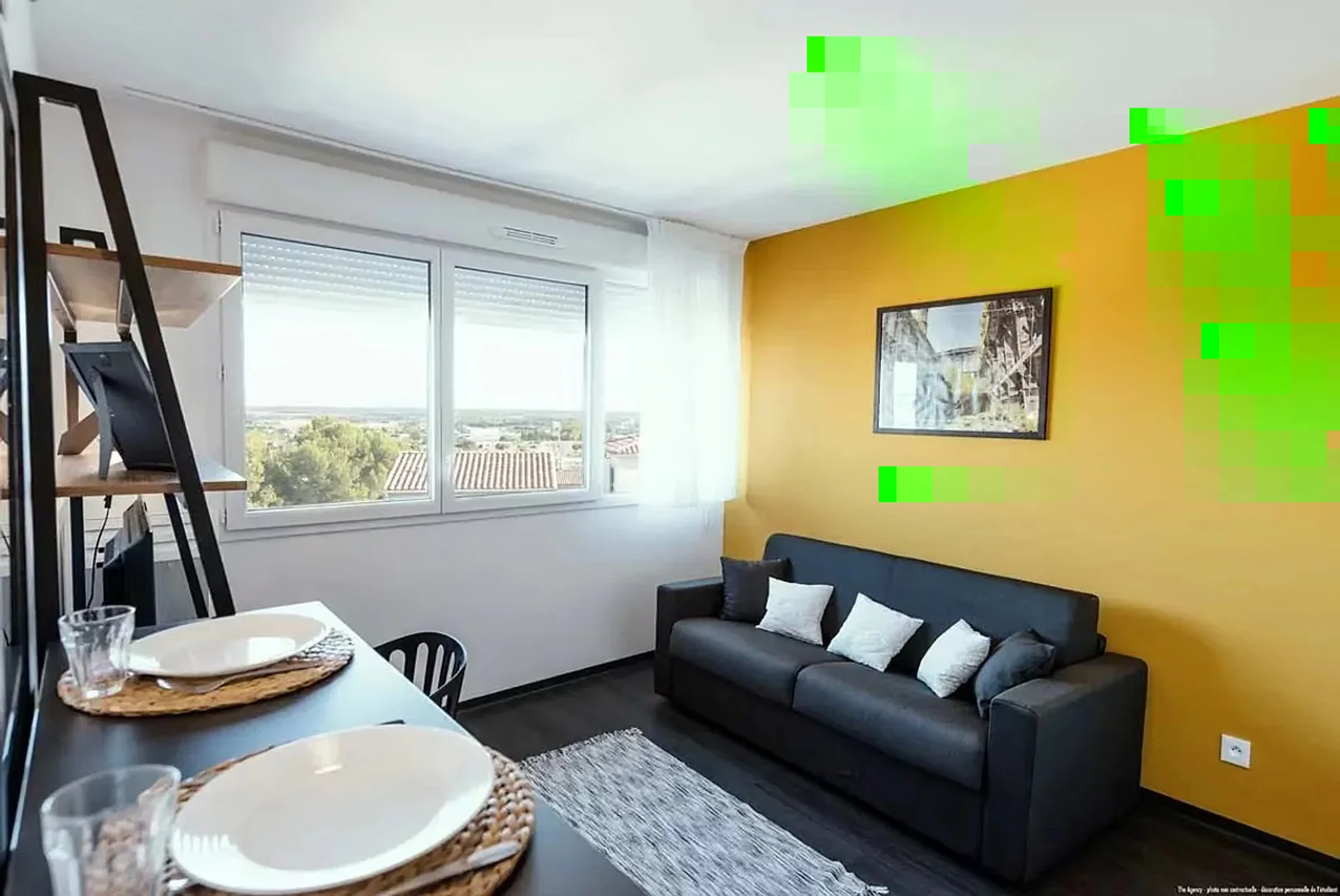 Quarto de estudante confortável e espaçoso em 
