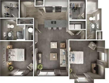 Quarto privado em East Broad Street, imagem 1 de 10