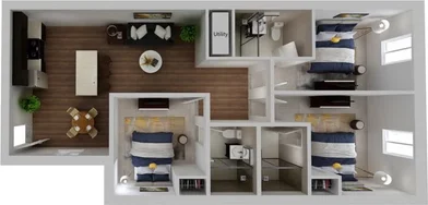 Stanza privata in Walnut Street, immagine 9 di 48