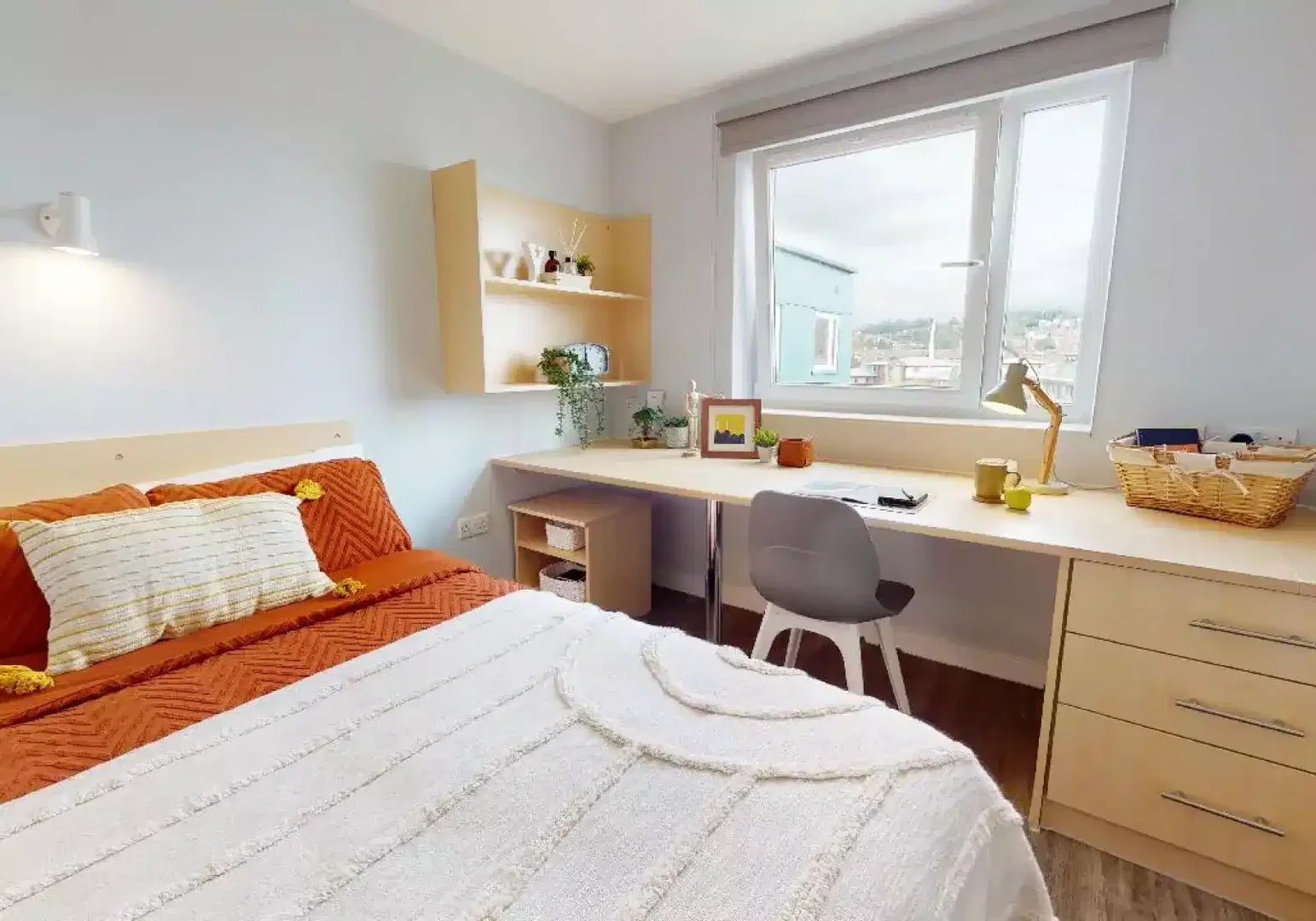 Quarto de estudante funcional perfeito para estudar em 