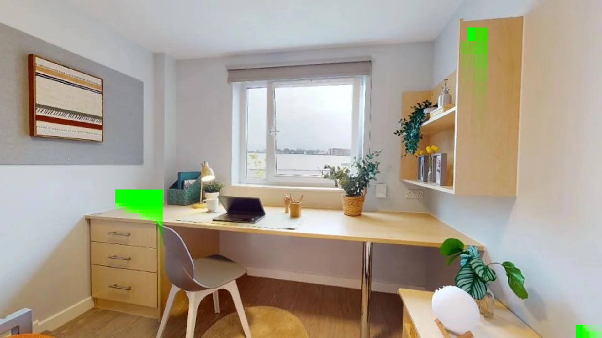 Habitación acogedora para estudiantes disponible en
