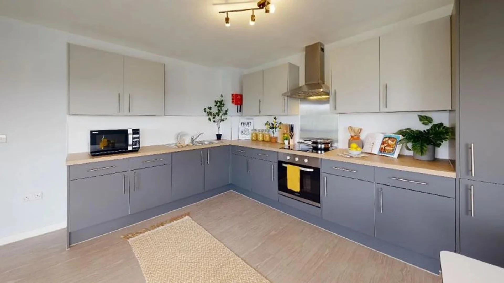 Bright and airy student room with easy university access in 