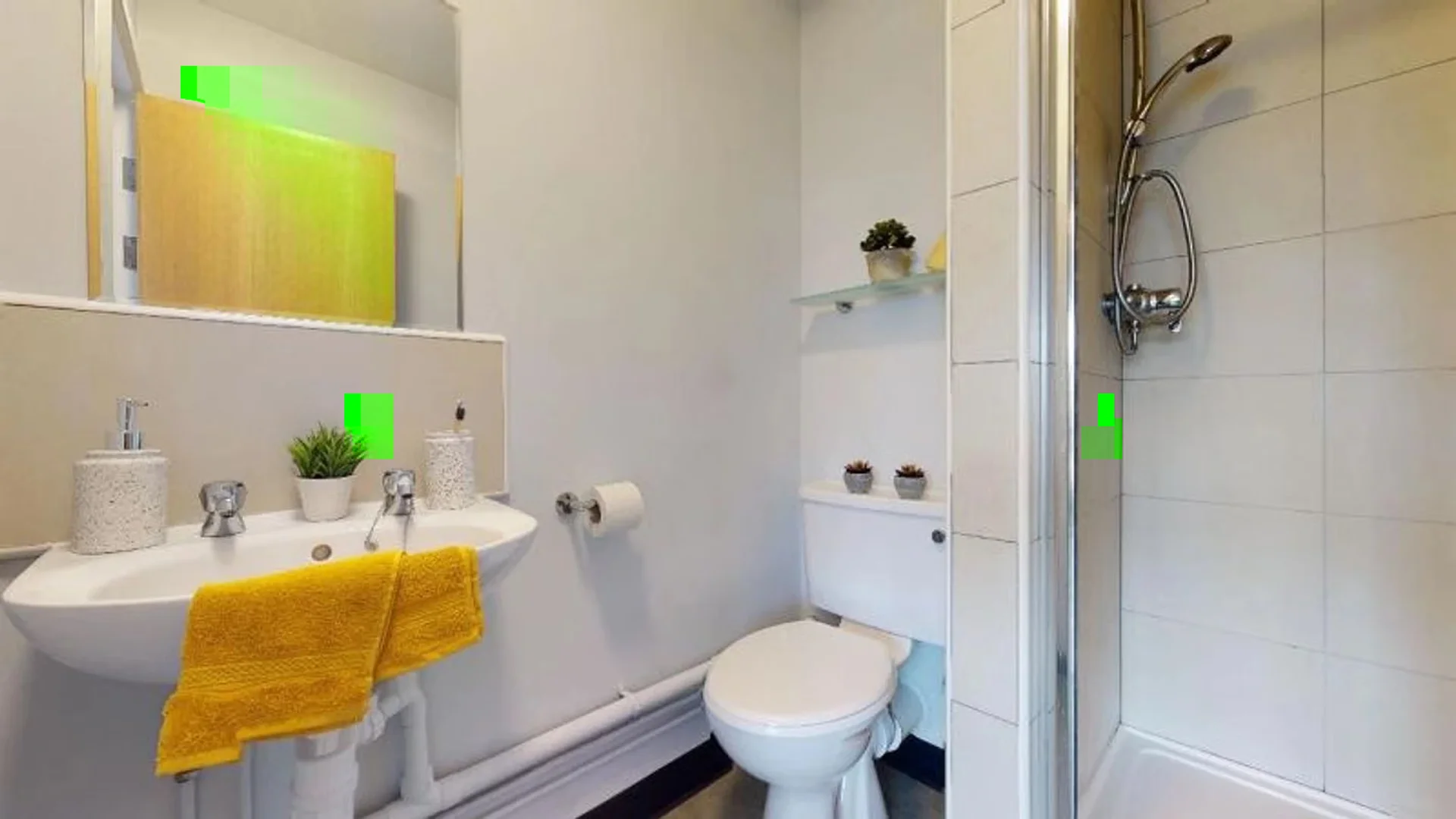 Quarto de estudante em  com área de estudo e instalações partilhadas