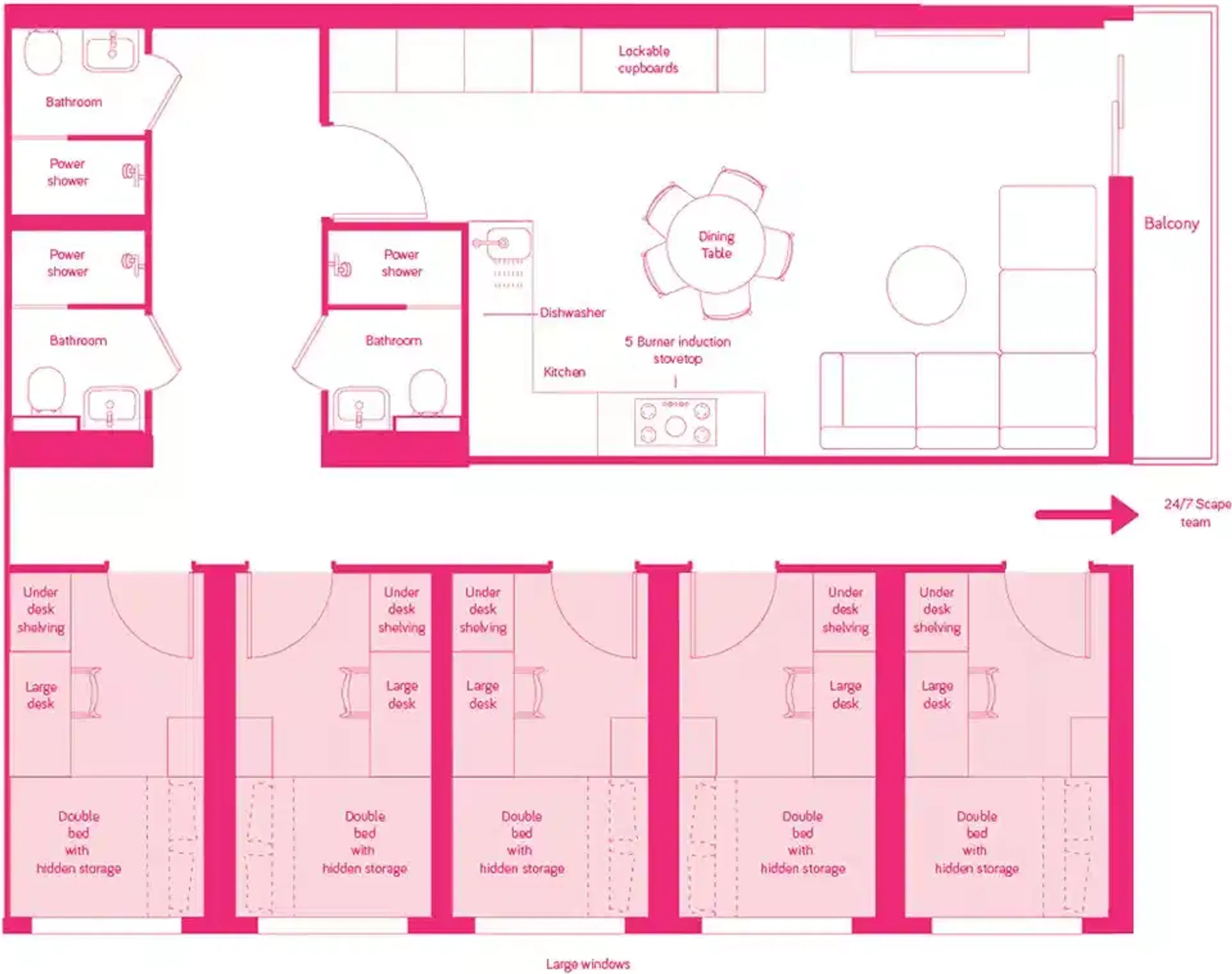 Cozy room for students available in