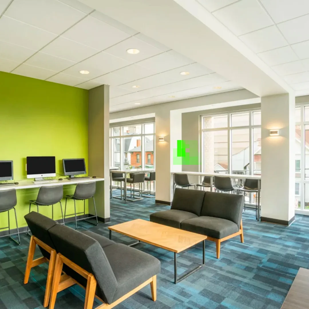 Functional student room perfect for studying in 