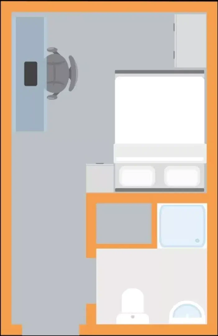 Studentenfreundliches Zimmer in  mit modernen Annehmlichkeiten