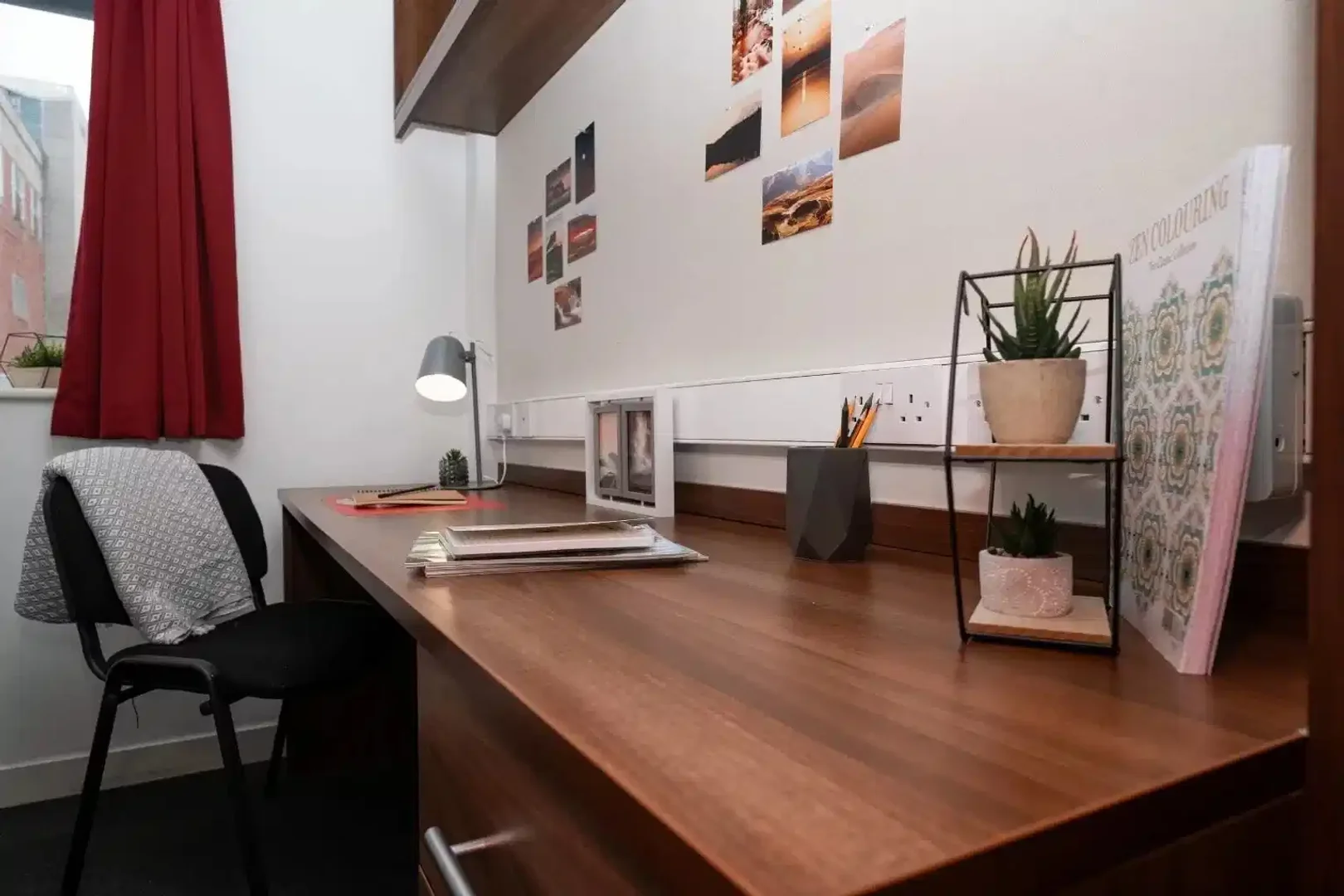 Habitación acogedora para estudiantes disponible en 