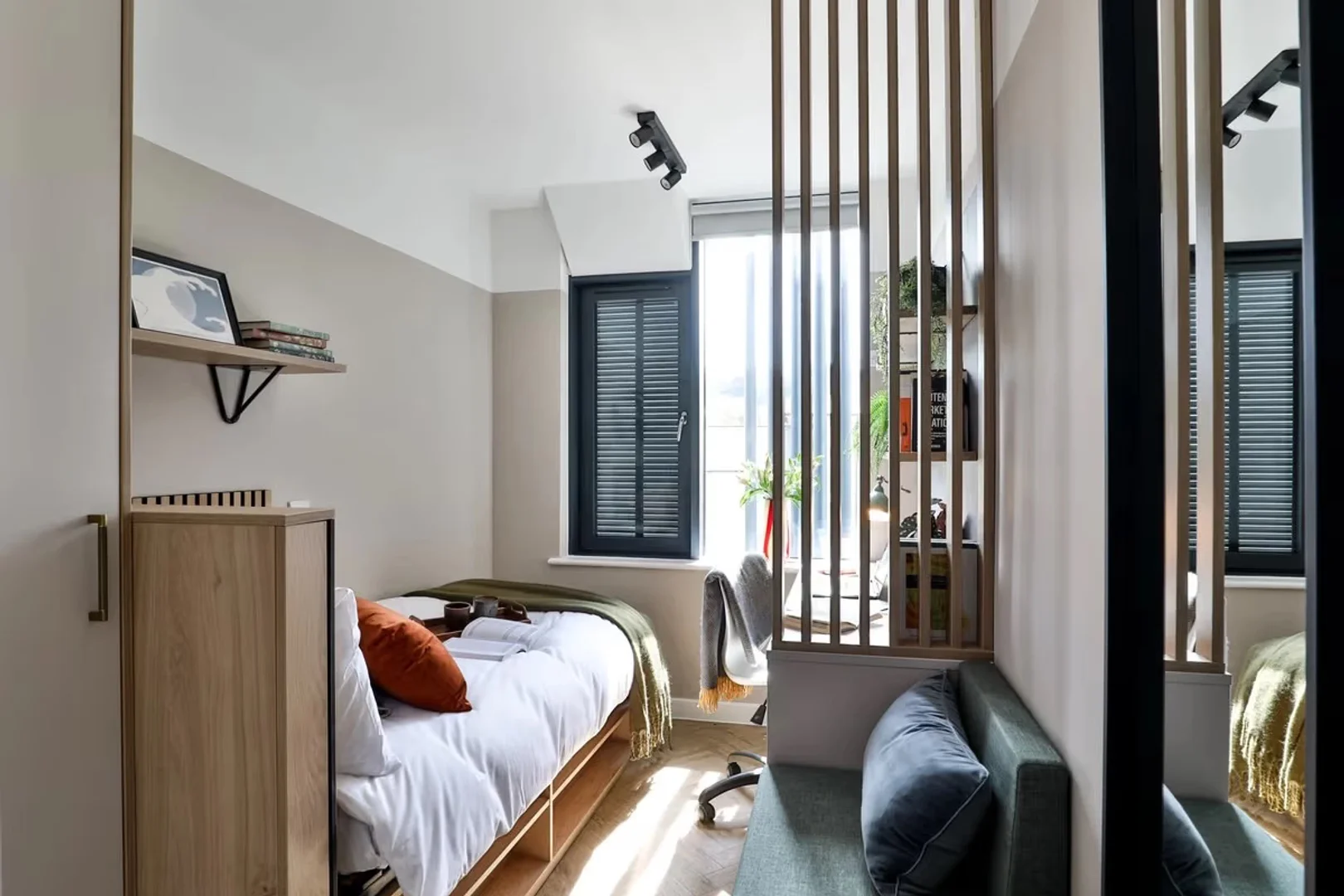 Chambre à louer dans un appartement d'étudiant à , entièrement meublée