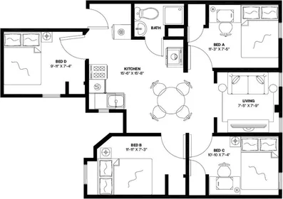 Quarto privado em 10025, imagem 22 de 29
