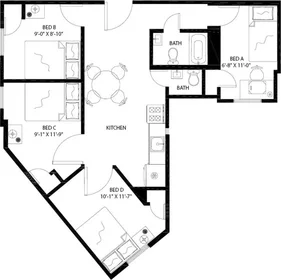 Quarto privado em 10025, imagem 25 de 29