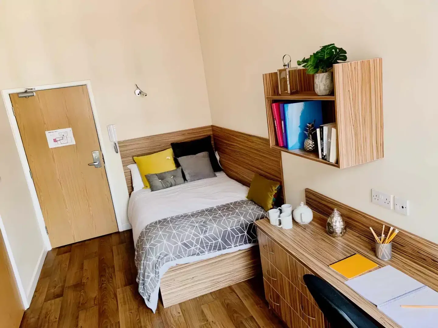 Student-friendly room in with modern amenities