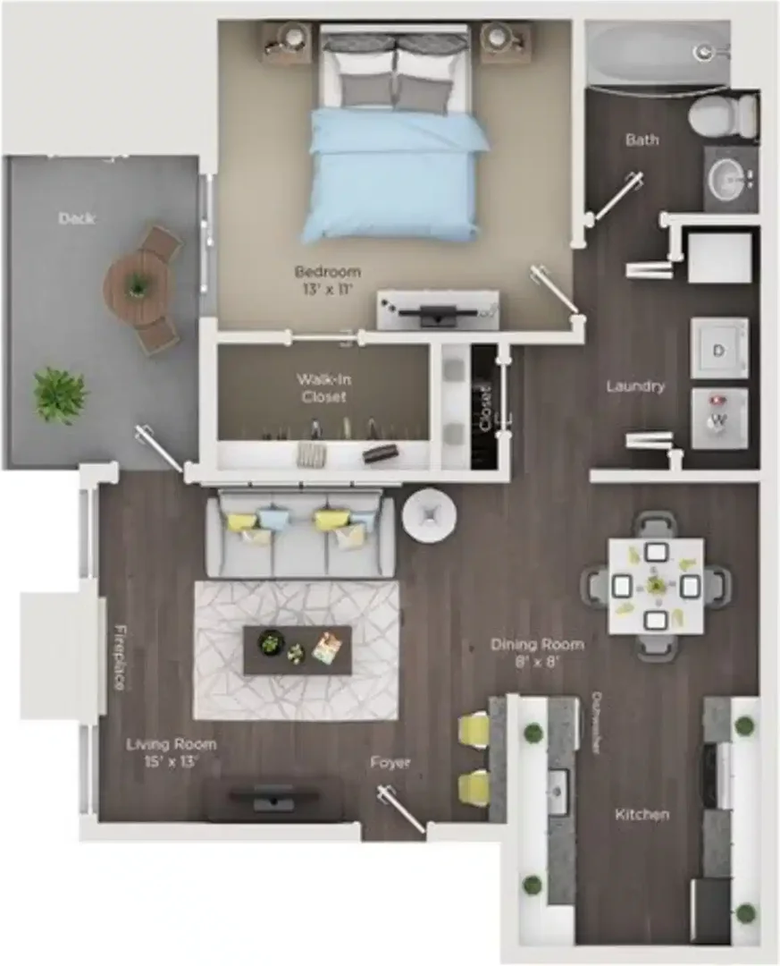 Student-friendly room in with modern amenities