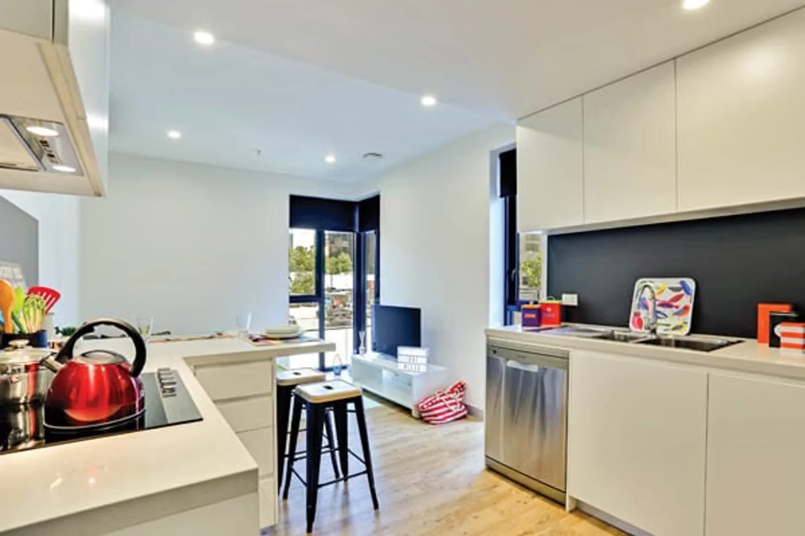 Student-friendly room in  with modern amenities