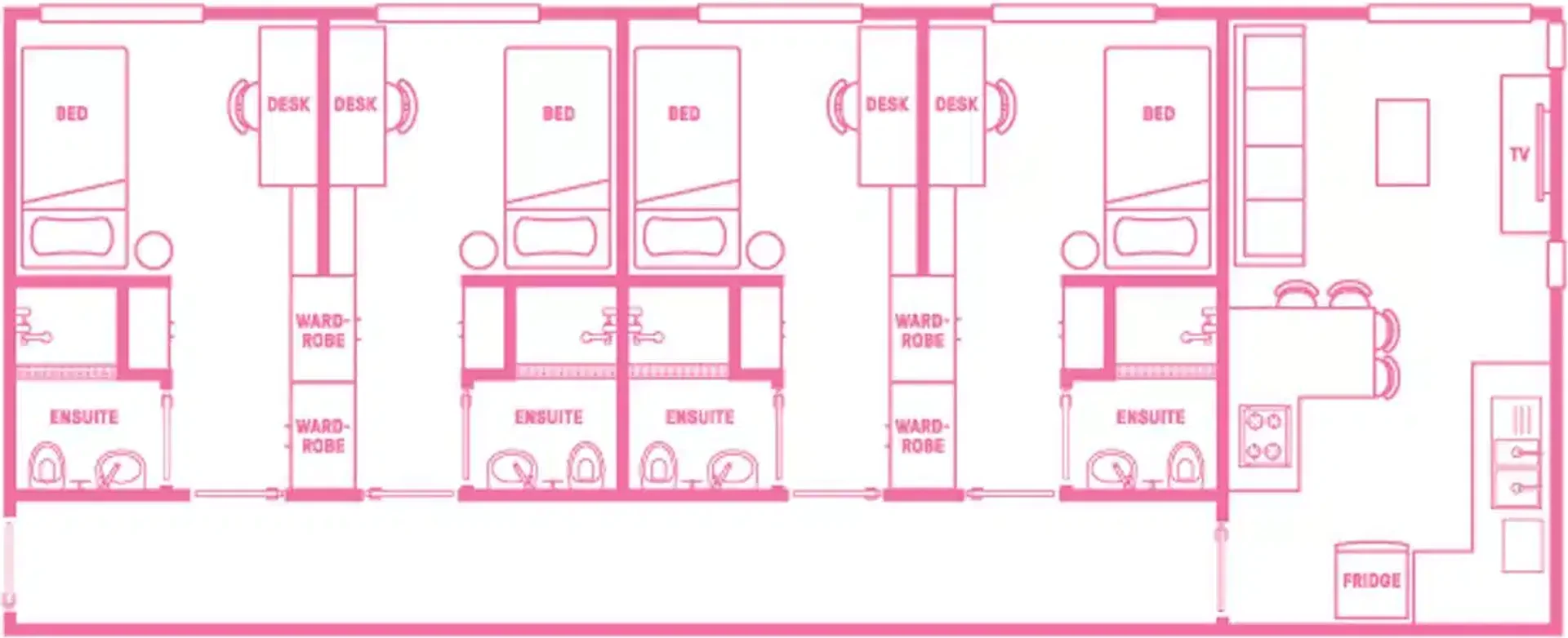 Budget-friendly student room close to campus in
