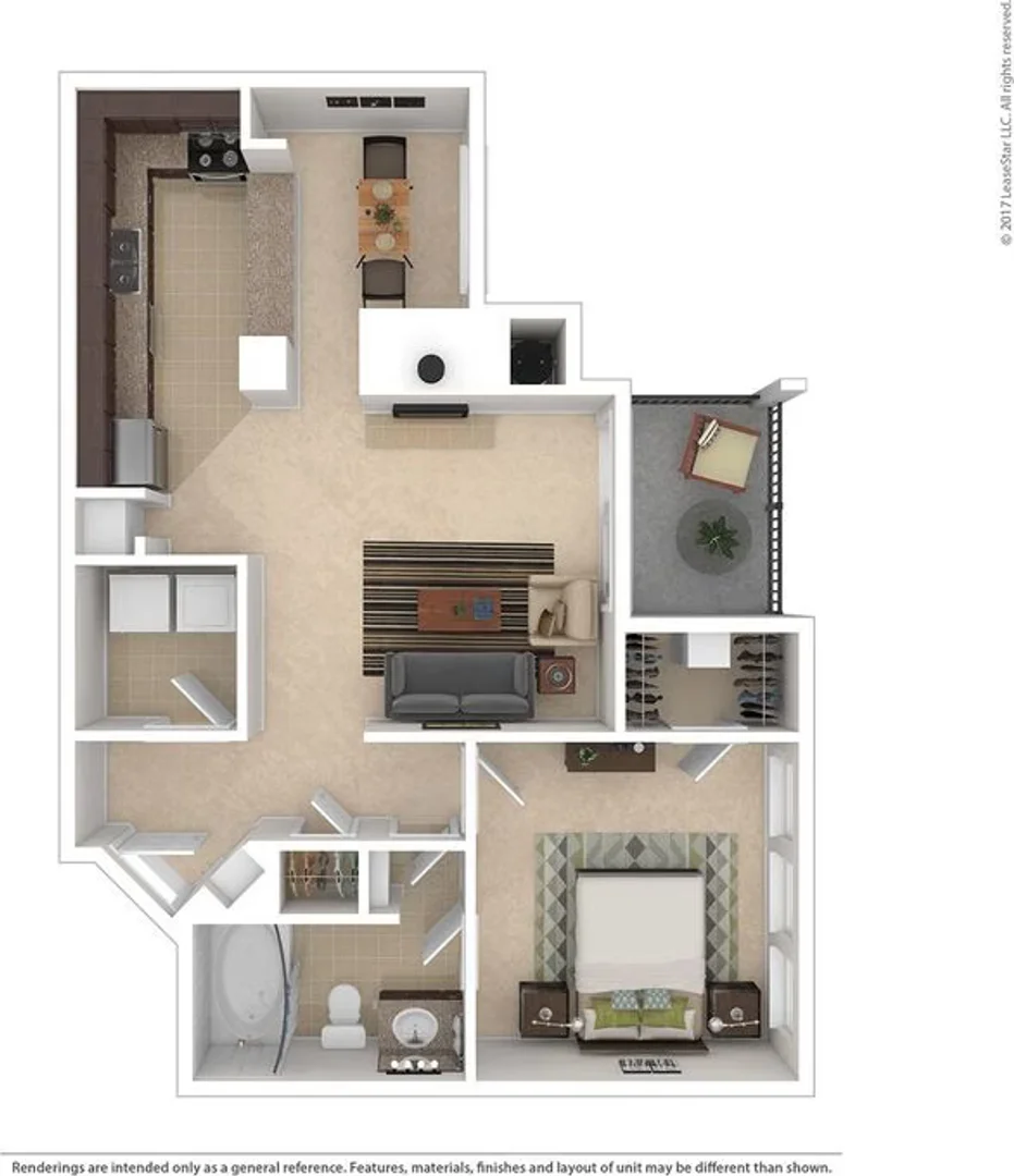 Modern student studio with complete amenities in 