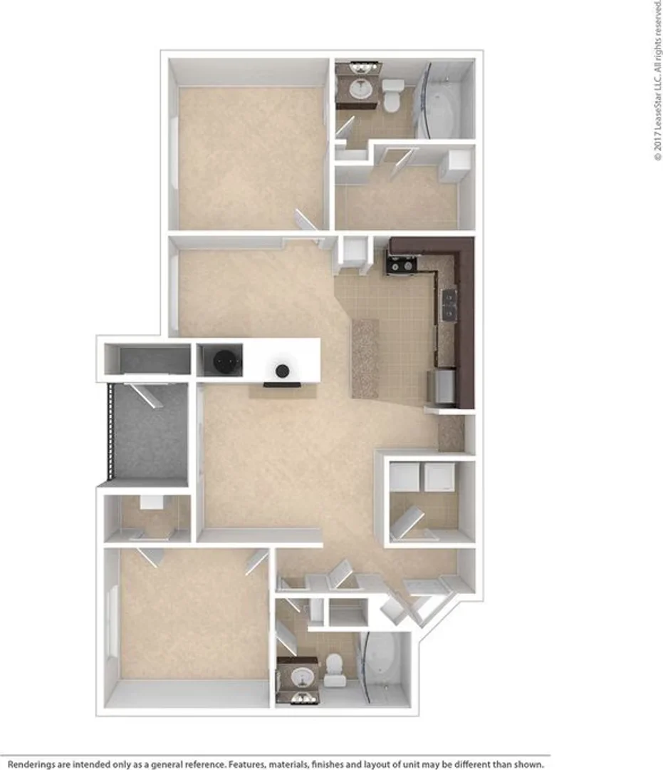 Affordable studio apartment with essential features in 