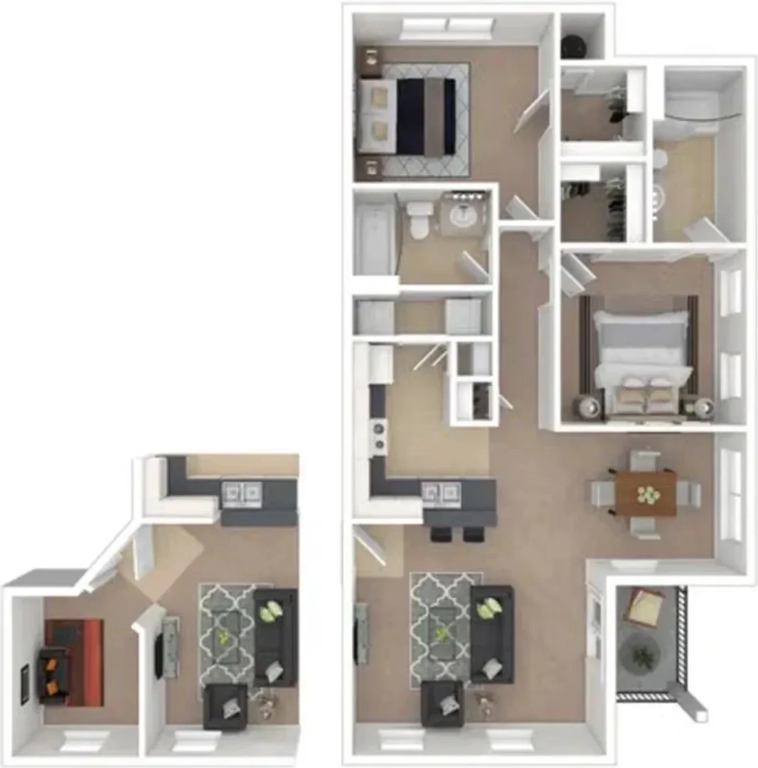 Quarto de estudante funcional perfeito para estudar em 