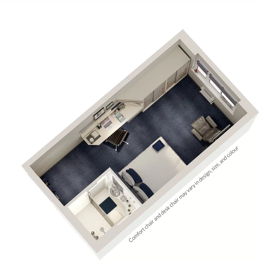 Budget-friendly student room close to campus in 