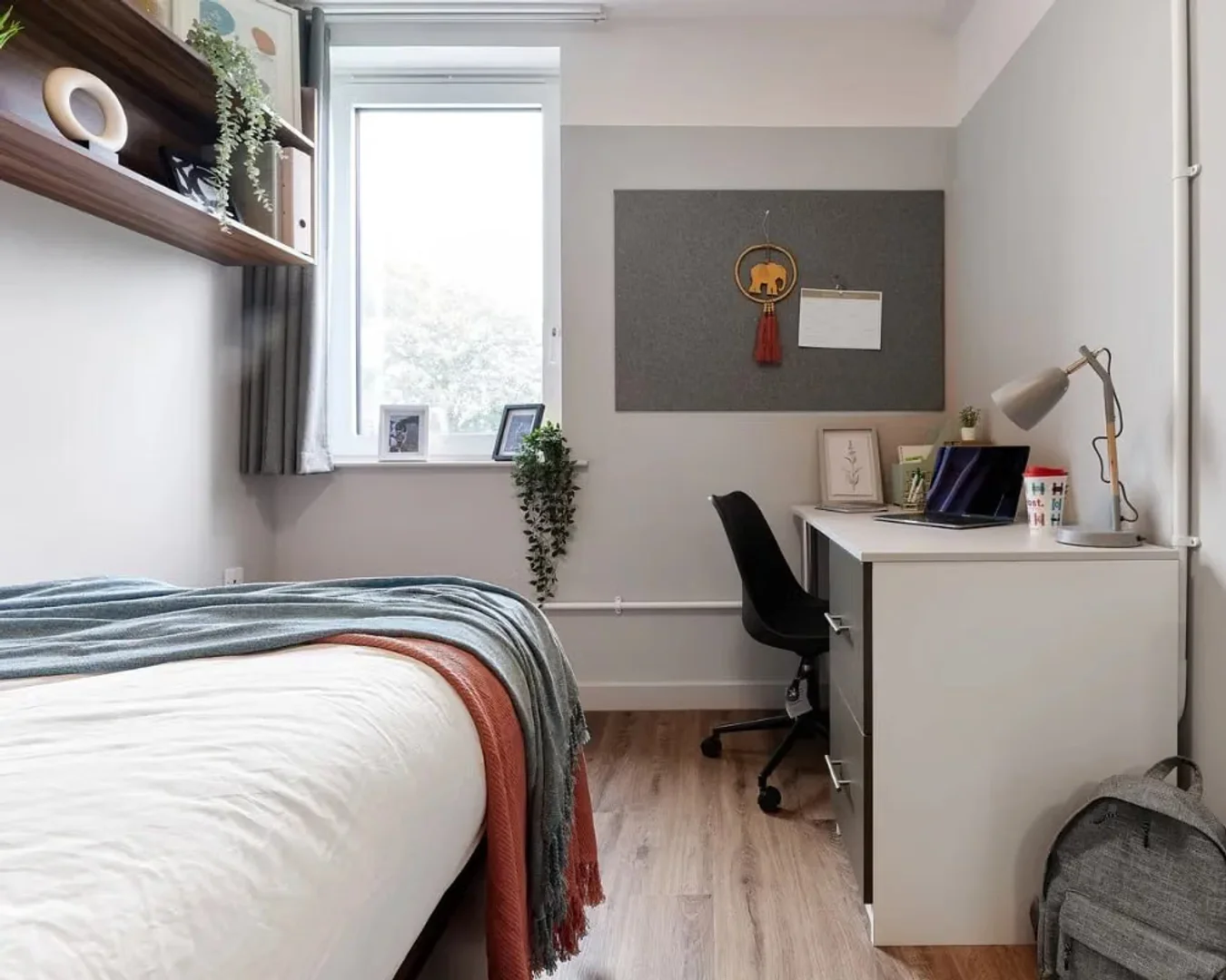 Student-friendly room in  with modern amenities