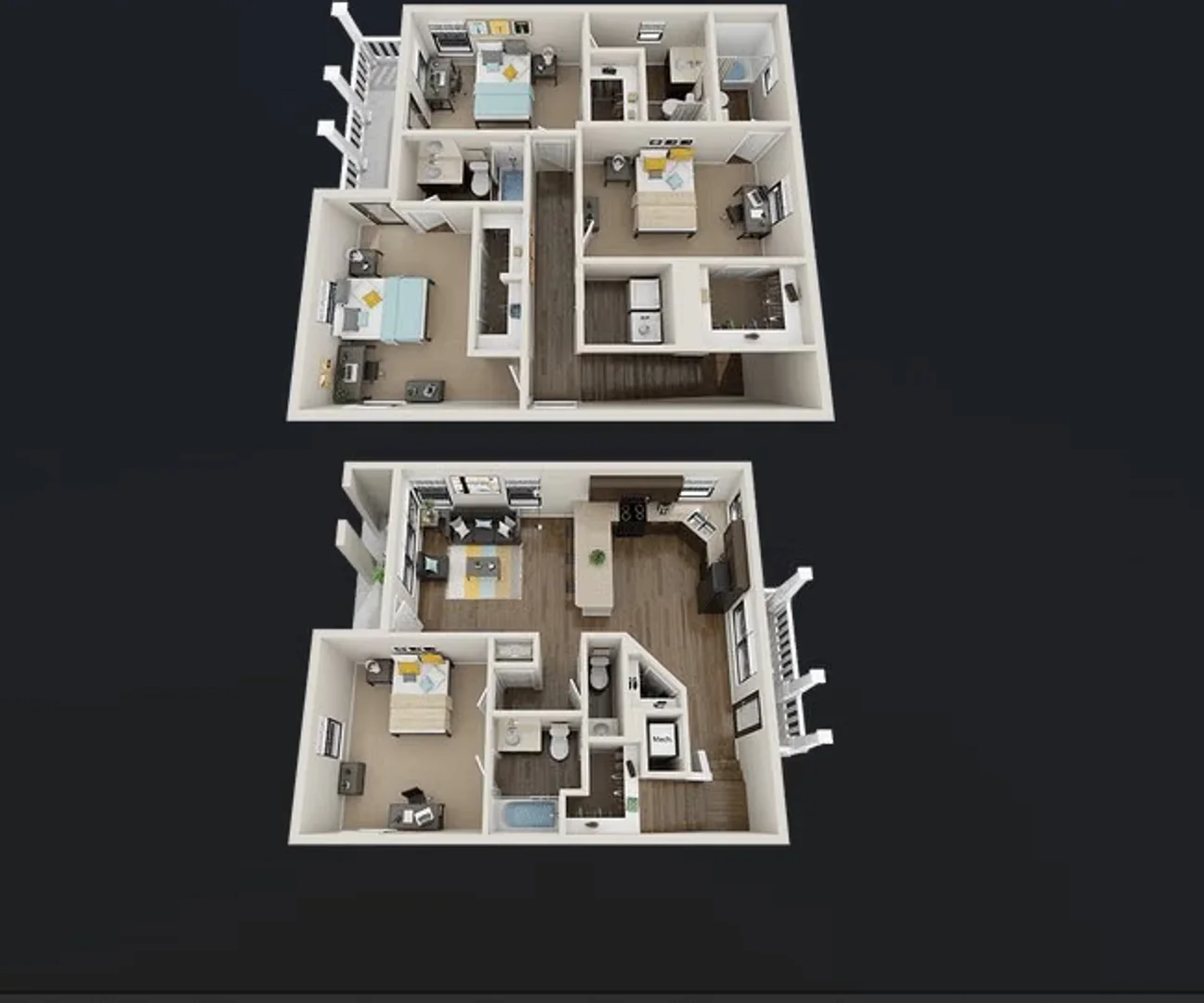 Quarto amigo do estudante em  com comodidades modernas
