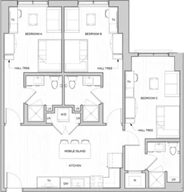 Habitación privada en Forbes Avenue, imagen 1 de 10