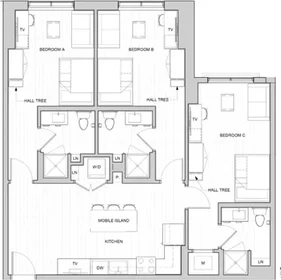 Chambre privée à Forbes Avenue, image 2 de 25